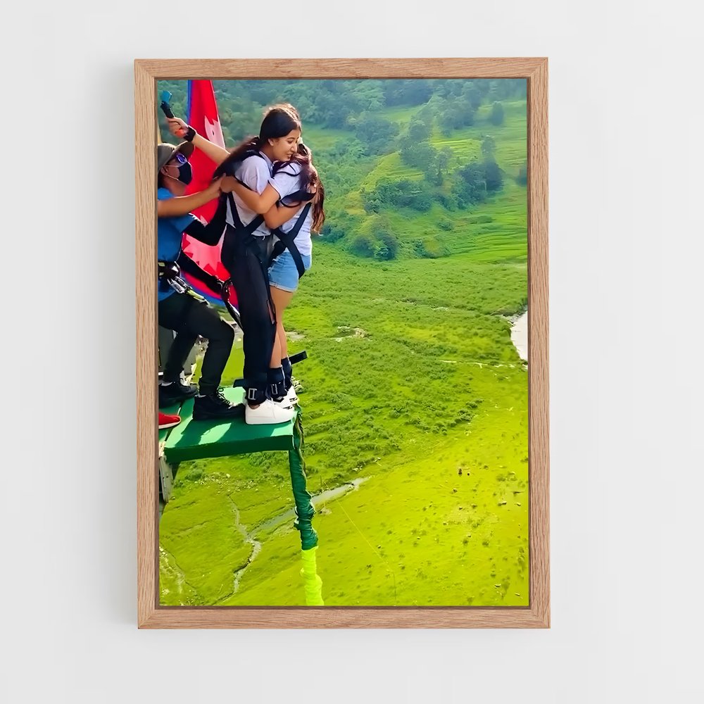 Poster Vol Éperdu – affiche Saut à l’élastique (vue 4)